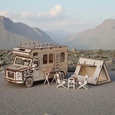 3D WOODEN PUZZLE TOY TRAVEL RV