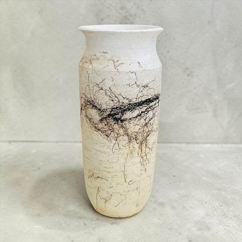 Signed studio fired horse hair - signed,