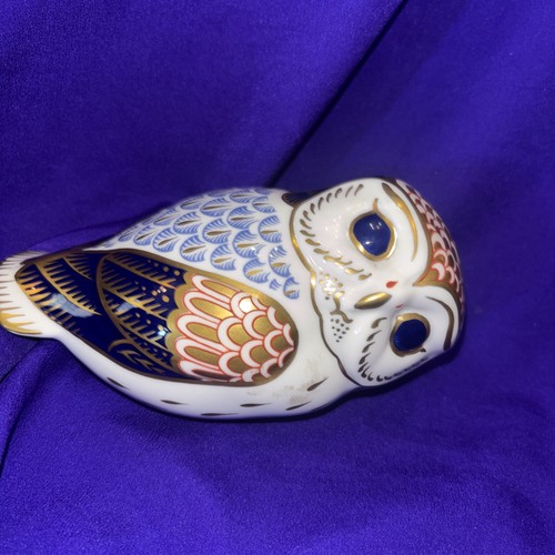 Royal crown derby - crown, owl