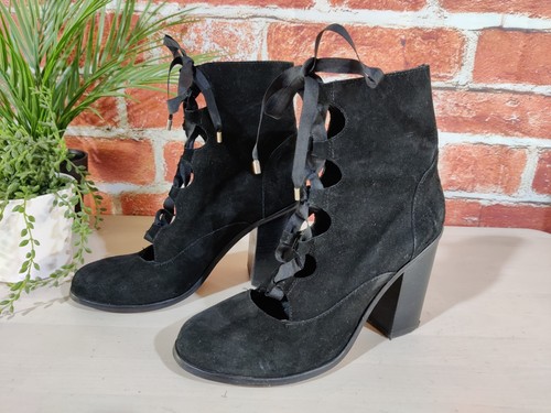Topshop black ankle boots - topshop,