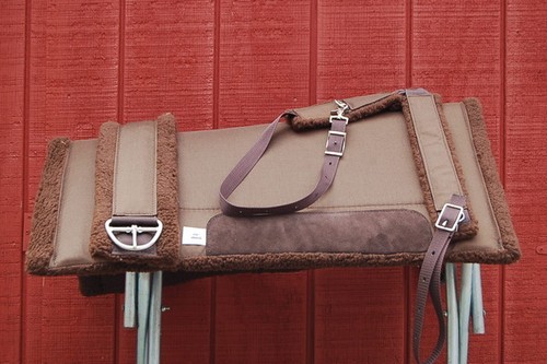 Riders choice brown saddle pad - riders,