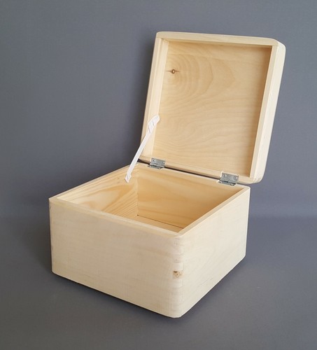 Wooden storage square box - storage,