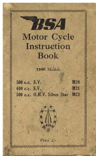 Bsa 500cc 600cc sv - 500cc,