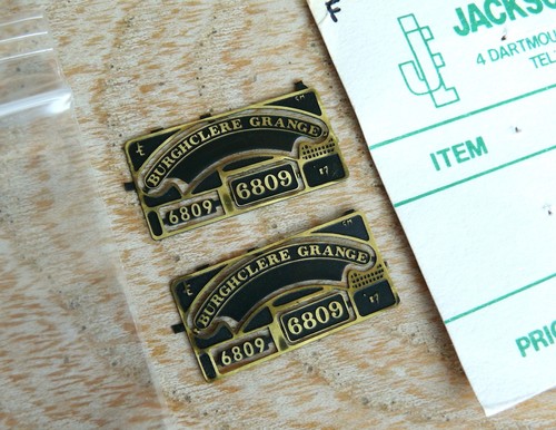 The jackson evans brass name - the,
