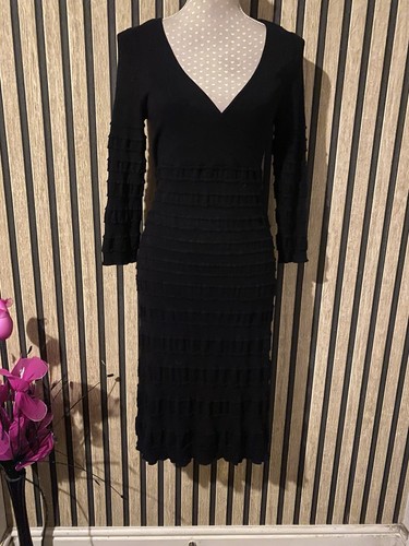 Kaliko black soft knit ribbed - black,
