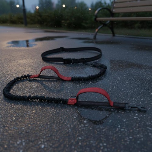 Double bungee leash - double,