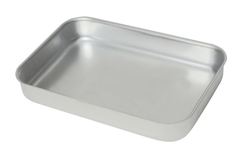 Aluminium baking tray heavy - aluminium,