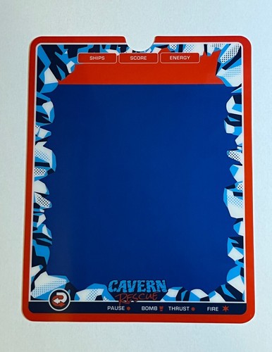 Vectrex cavern rescue overlay - cavern,