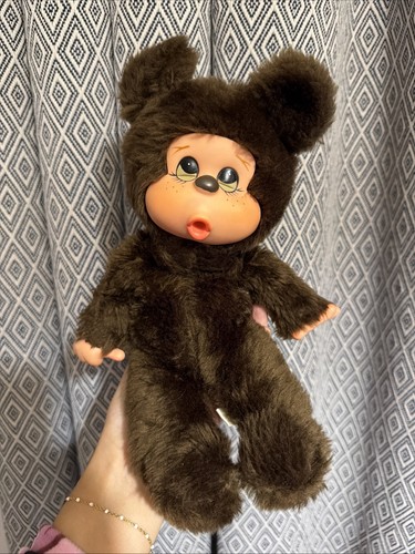 Monchichi vintage plush doll - plush,