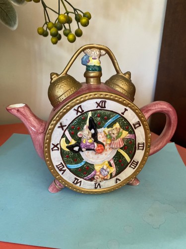 Vintage novelty clock mouse - vintage,