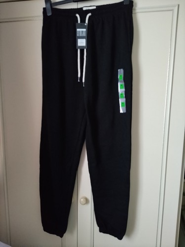 Mens black jogging - mens, bottoms