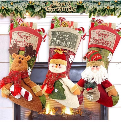 Christmas stockings 3 pack - 3,