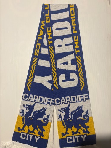 Cardiff city football scarf - football,