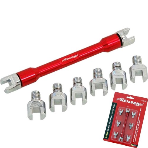 Motorcycle 9pc spoke wrench - motorcycle,