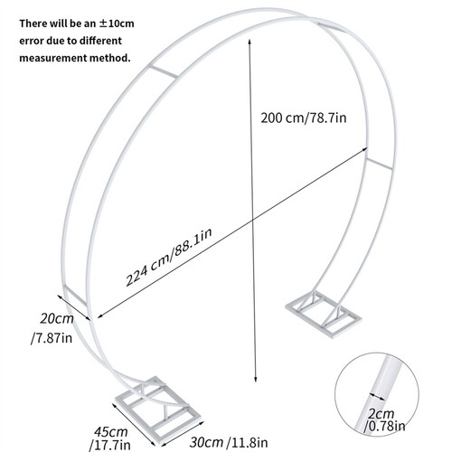 Circle wedding arch - circle, gate