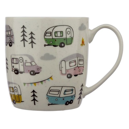 Wildwood caravan porcelain mug - wildwood,