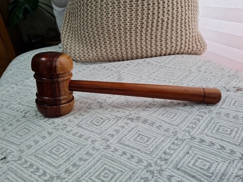 Auctioneer turned wooden - turned,