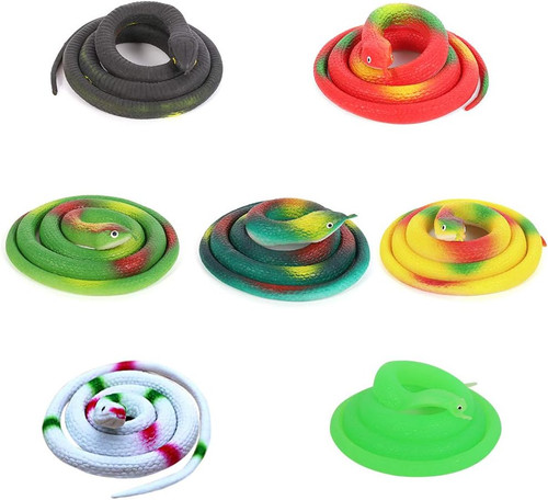 Pcs rubber snakes toy - pcs,