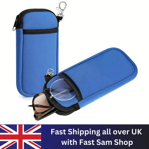 Double pocket glasses - glasses, case