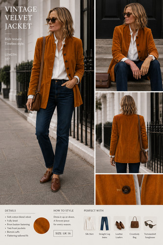 Vintage kaliko burnt - 16,