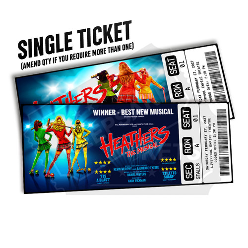 Heathers ticket gift - ticket,