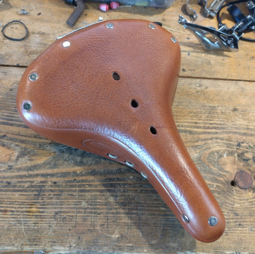 Brooks b68 saddle honey low - brooks,