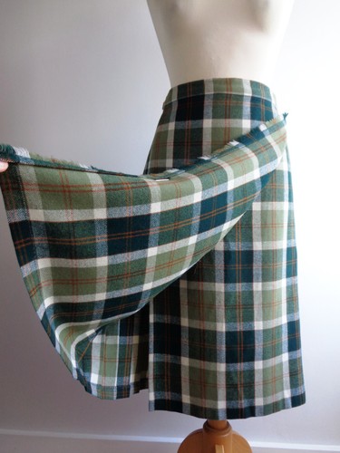 Vintage 100 wool tartan kilt - 100%,