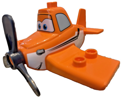 Dusty orange airplane lego - airplane,