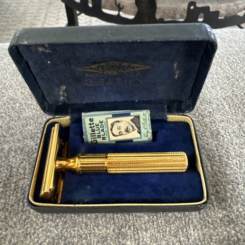 Vintage gillette gold tech - gold,