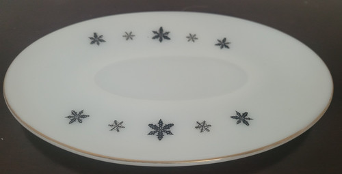 Vintage jaj pyrex snowflake - pyrex,