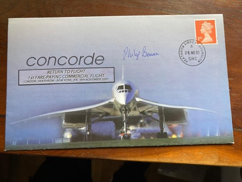 Concorde phillip benson signed - concorde,