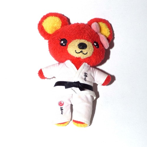 Cute red japanese karate - cute, teddy