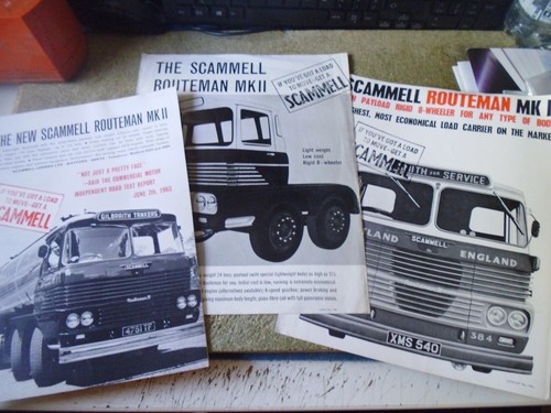 Scammell routeman lorry - scammell, mk