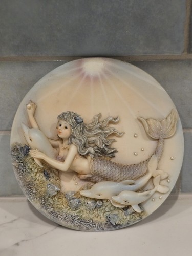 Vintage mermaid and - vintage, dolphins