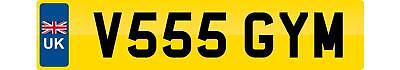 Private number plate - private, gym