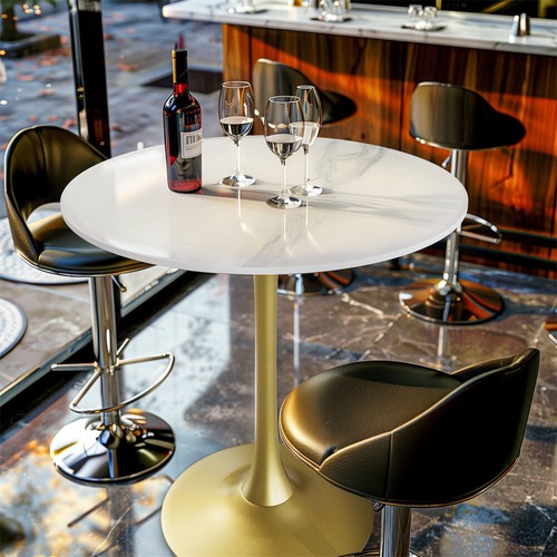Fativo marble round tulip - marble,
