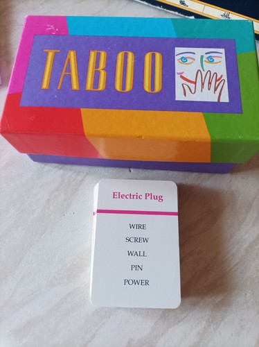Taboo spare game cards - x, 50