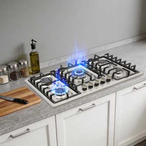 Gas cooktop burner - cooktop, 5