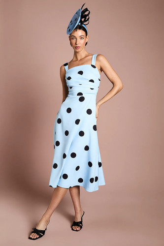 Coast blue fit flare dress - coast,