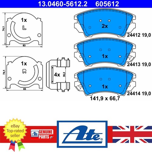Brake pad set - brake, chevrolet