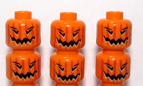 Lego pumpkin head - lego,