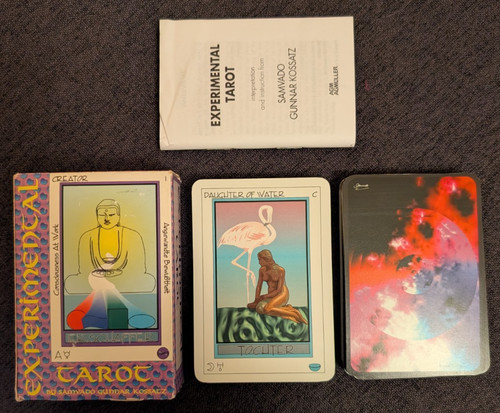 Experimental tarot deck card - experimental,