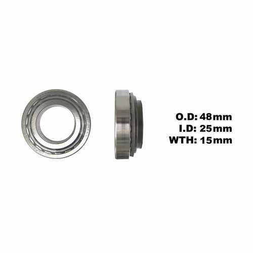 Taper bearing 25x48x15 fits - taper,