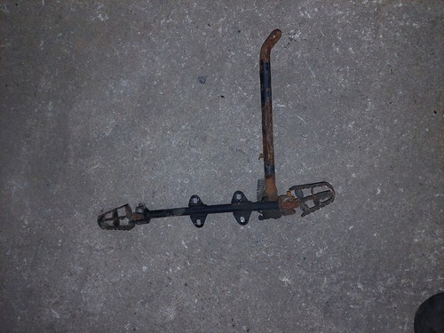 Pit bike foot pegs - pegs, rests