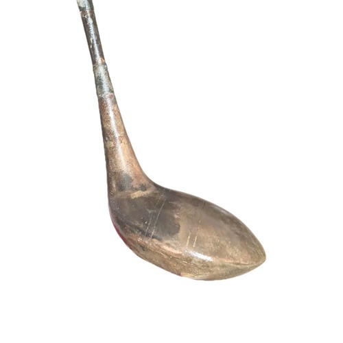 Antique wooden head golf - antique, club