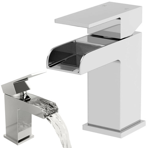 Modern waterfall sink mixer - waterfall,