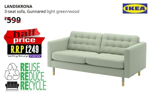 Rrp 599 ikea landskrona - rrp:£599,