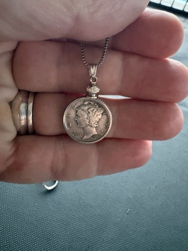 Beautiful silver mercury dime - mercury,