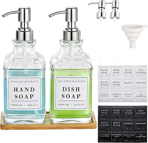 Pcs 500ml glass soap - pcs,