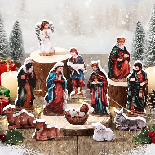 Pcs mini nativity scene set - scene,